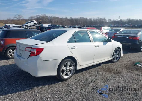 2013 Toyota Camry Se из США, поврежденный, VIN 4T1BF1FKXDU709647